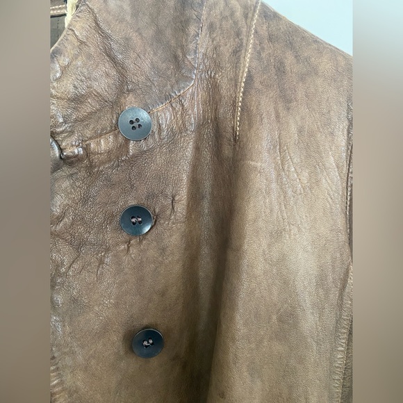 NWT All Saints Leather Usprey Shrunken Jacket Women’s $620 RARE - Picture 9 of 11